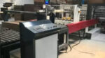 Automatic bottom folding gluing with flexo printing slotting die-cutting and auto bundling machine